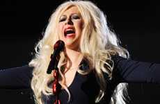 Christina Aguilera en el concierto tributo a Michael Jackson