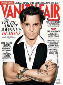 johnny depp vanity fair november 2011 cover