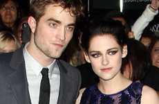 Robert Pattinson y Kristen Stewart en la Premier de Breaking Dawn