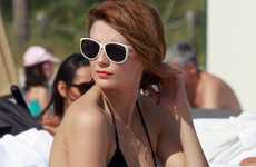 Mischa Barton se ve muy bien! Pics en la playa!