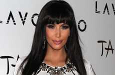 Kim Kardashian con nuevo look en Las Vegas