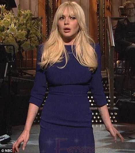 Lindsay Lohan en Saturday Night Live - SHE SUCKS!