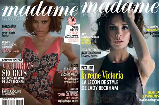 Victoria Beckham for Madame le Figaro Magazine