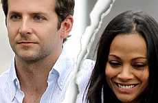 Bradley Cooper Soltero again!! Terminó con Zoe Saldana