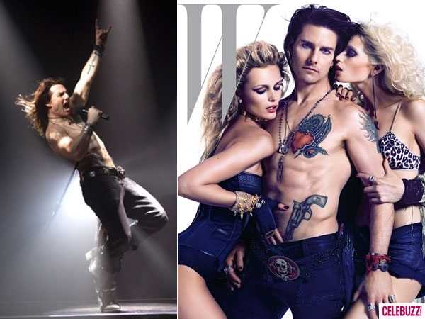 Tom Cruise Como Stacee Jaxx Rock Of Ages En W Magazine Farandulista 