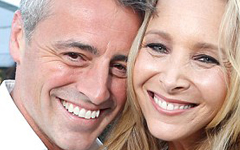 Matt LeBlanc y Lisa Kudrow en la CBS, The CW & Showtime 2012 party