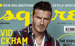 David Beckham en Esquire magazine [Sept 2012]