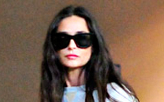 Demi Moore looking good en el aeropuerto de L.A