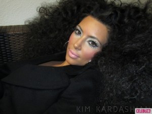 kim kandarshian diana ross makeup clown