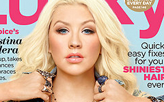 Christina Aguilera en Lucky magazine
