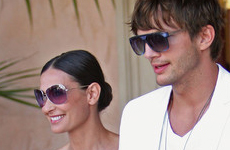 Demi Moore y Ashton Kutcher si se casaron por civil