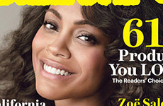 El peso de Zoe Saldana revelado en portada de Allure?