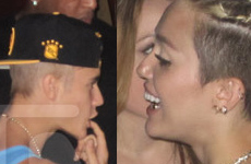 Justin Bieber conqueteando con Miley Cyrus? Imposible! Ella esta comprometida!