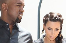 Kanye West quiere a Kim Kardashian y baby Nori en Vogue?