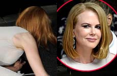 Nicole Kidman arrollada por un pap en bicicleta