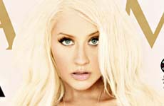 Christina Aguilera muestra su delgada figura en Maxim