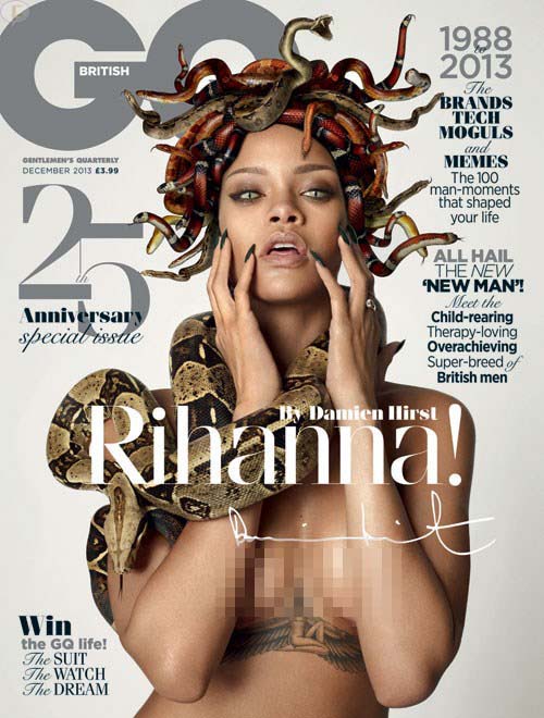 Rihanna cover GQ 24Oct13 pr