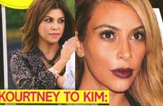 Kourtney le dice a Kim que actúe como madre!