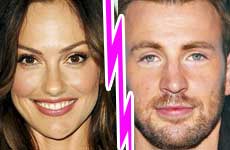 Chris Evans y Minka Kelly terminaron again!