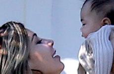 Kim Kardashian con Baby Nori