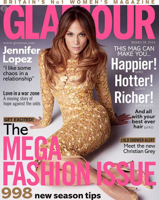 JLo Glamour mag