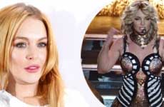 Lindsay Lohan no puede ir a ver el show de Britney en Las Vegas