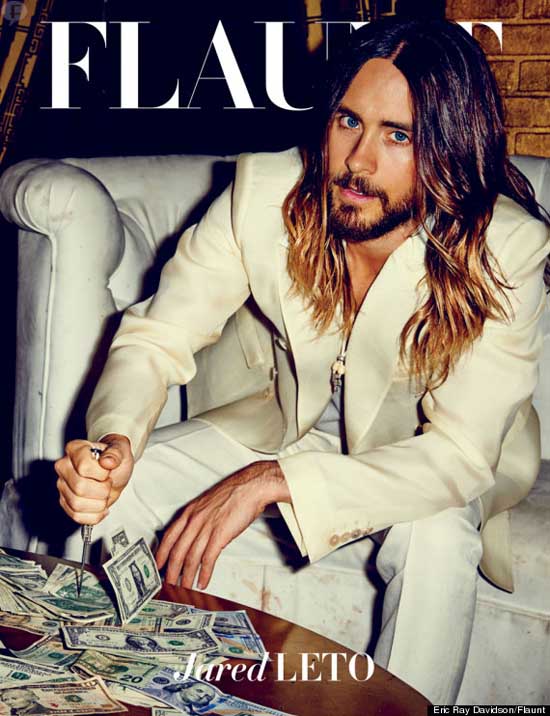 JARED LETO FLAUNT MAG