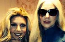 Lady Gaga asiste al show de Britney en Las Vegas