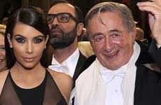 Kim Kardashian ofendida en el Vienna Ball