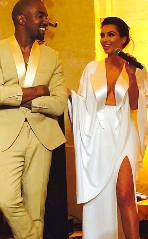 Kim Kardashian Kanye West Wedding Party