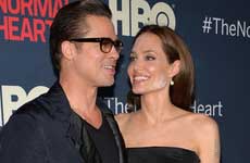 Angelina Jolie & Brad Pitt en la premier de The Normal Heart