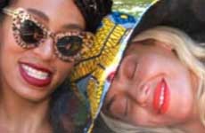 DAMAGE CONTROL! Beyonce y Solange en Instagram!