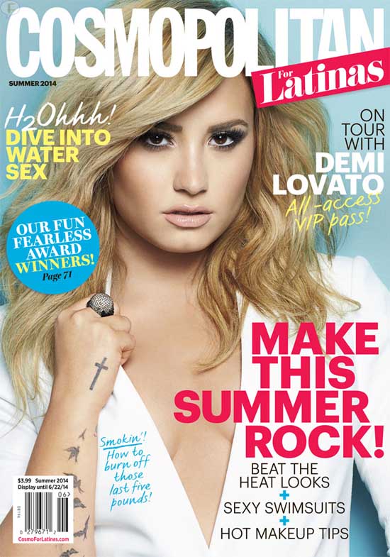 demi lovato cosmopolitan latinas cover