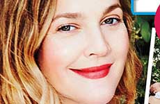 Drew Barrymore presenta a su hijita Frankie