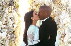 Kanye reveló que les llevó 4 dias photoshopear la foto de su boda