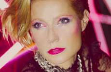 Gwyneth Paltrow como Madonna, Audrey Hepburn y otros iconos Max Factor