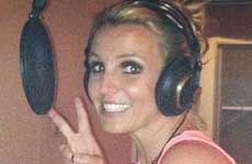 Britney en el estudio de grabación! Chismes!
