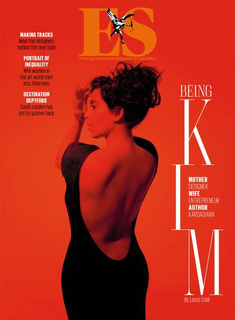 ES Mag kim kardashian cover