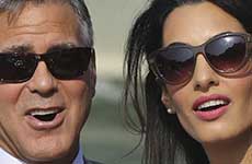 Los Newlyweds George y Amal se quedaron en casita