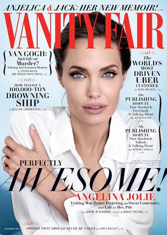 Angelina Jolie December Vanity Fair BIG