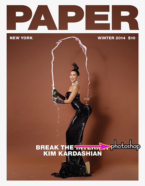 Kim cover paper mag fug photoshop