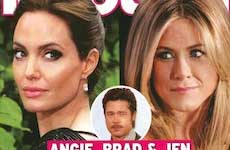 Angelina, Brad y Jennifer se enfrentan 10 años después!! [InTouch]