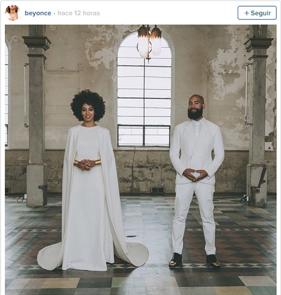solange knowles wedding pic