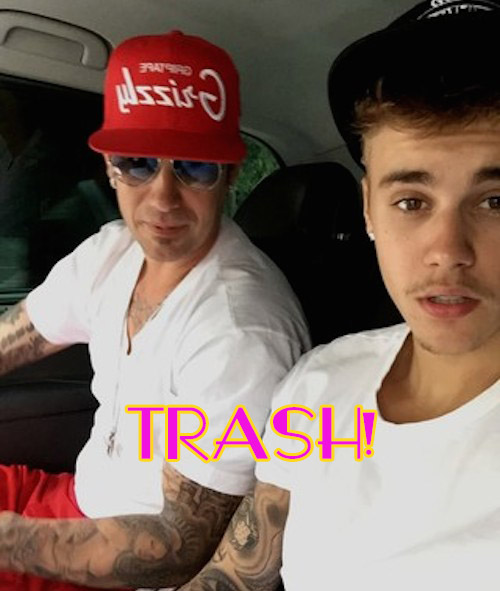 Justin Bieber y su padre maltratador de animales