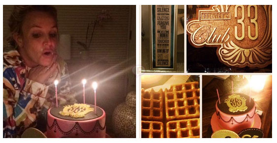 britney spears bday cake club 33