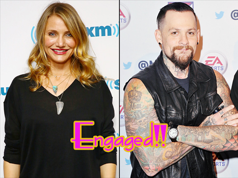 cameron diaz benji madden engaged