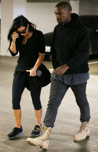 kim kardashian kanye west visit doctors office