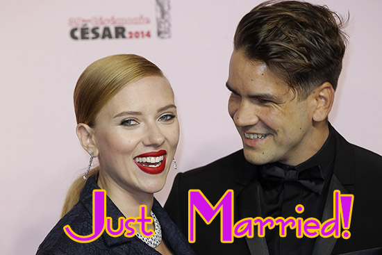 people scarlett johansson married