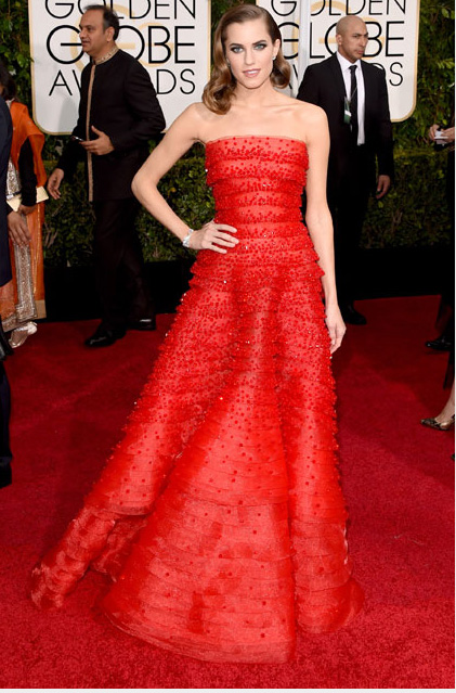 allison williams golden globes