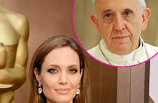 Brad Pitt & Angelina Jolie conocerán al Papa Francisco